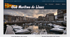Desktop Screenshot of clubmaritimollanes.com
